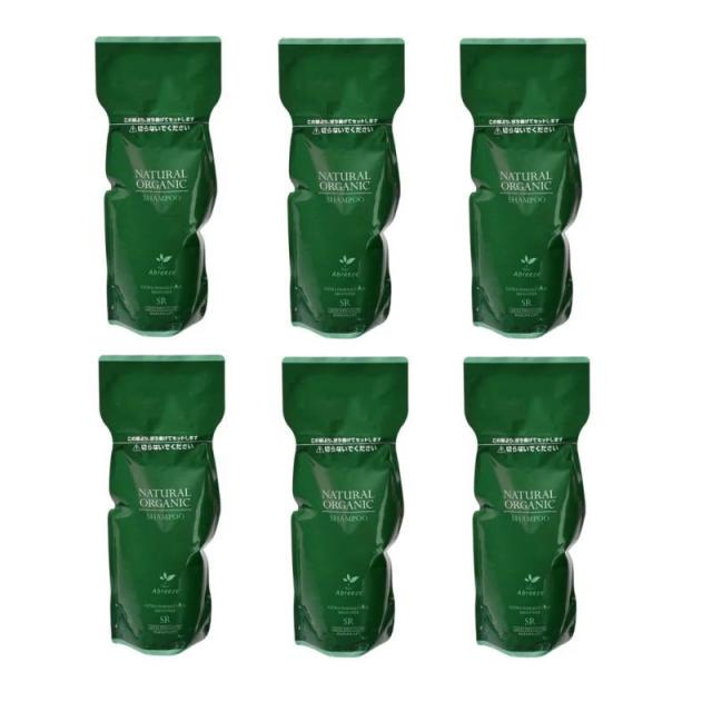 パシフィックプロダクツ　アブリーゼ ナチュラルオーガニック シャンプー SR 600mlリフィル  ×6点セット