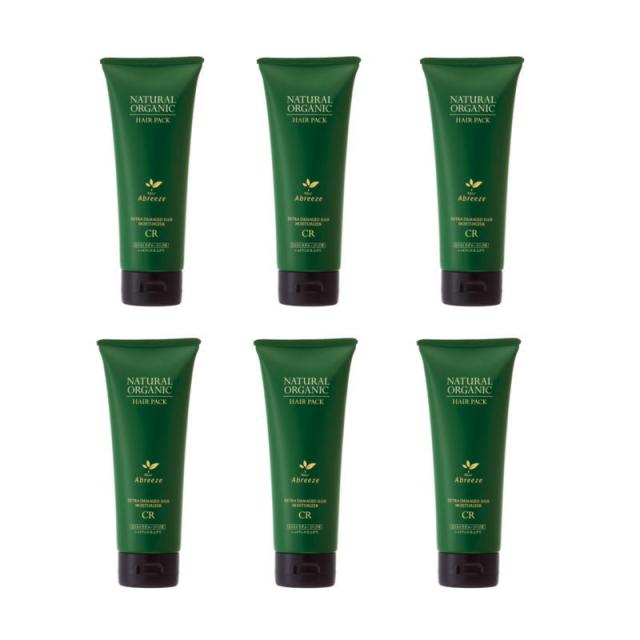 パシフィックプロダクツ　アブリーゼ ナチュラルオーガニック ヘアパック CR 220g  ×6点セット