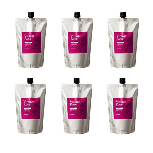 パシフィックプロダクツ　モナルダ ヴィンテージローズ シャンプー (600mlリフィル)  ×6点セット