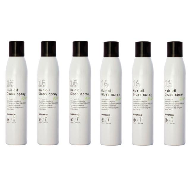 ハホニコ 十六油　(ジュウロクユ)ツヤスプレー　180g ×6点セット
