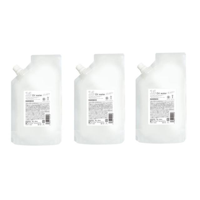 ハホニコ 十六油水　(ジュウロクユスイ)　500mlリフィル ×3点セット