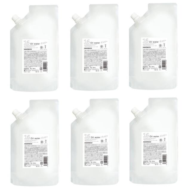 ハホニコ 十六油水　(ジュウロクユスイ)　500mlリフィル ×6点セット