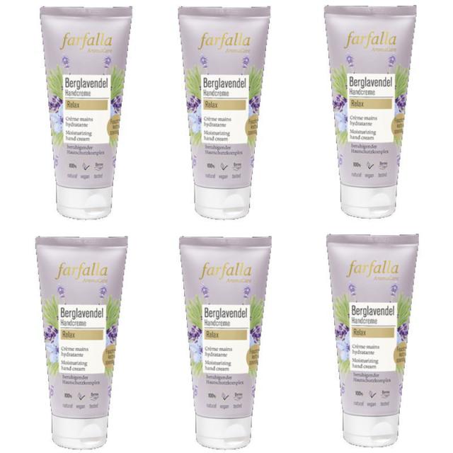 farfalla ファファラ リラックス　ハンドクリーム＜ラベンダー＞(50ml) ×6点セット