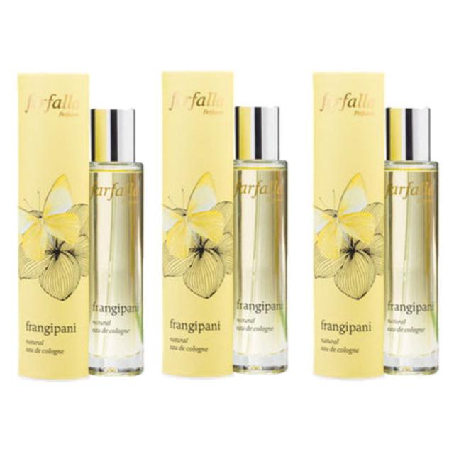 farfalla ファファラ  ナチュラル　オーデコロン＜フランジュパニ＞ (50ml) ×3点セット