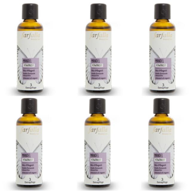farfalla ファファラ　スイートアーモンドオイル＜BIO＞(75ml) ×6点セット