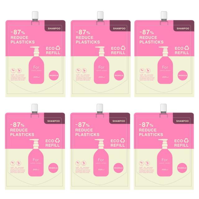 ※2025年7月パッケージリニューアル　for(フォー) オーセンティック シャンプー 2000ml【×6点セット】