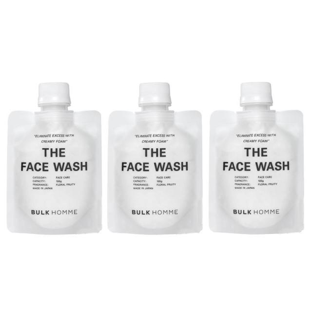 バルク オム THE FACE WASH   洗顔料  100g 4セット バルク オム THE FACE WASH 洗顔料 100g バルクオム ザ フェイス