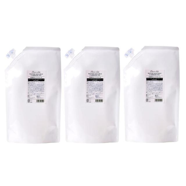フレーバーライフ キャリアオイル 水溶性キャリアオイル スイートアーモンドオイルベース 1000ml 詰替用（3点セット）