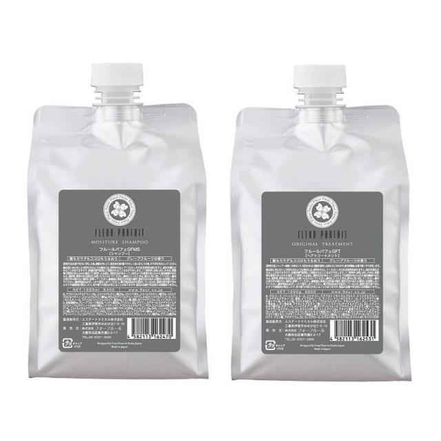 フォーフルール　フルールパフェ　　グレープフルーツモイスチャーシャンプー　1000ml グレープフルーツトリートメント　1000gセット