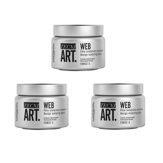 ロレアル プロフェッショナル  テクニアート　ウェブ　150g  ×3点セットの通販は