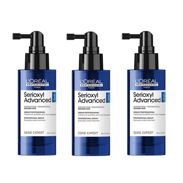 ロレアル プロフェッショナル  セリオキシル デンサー ヘア　90ml  ×3点セット