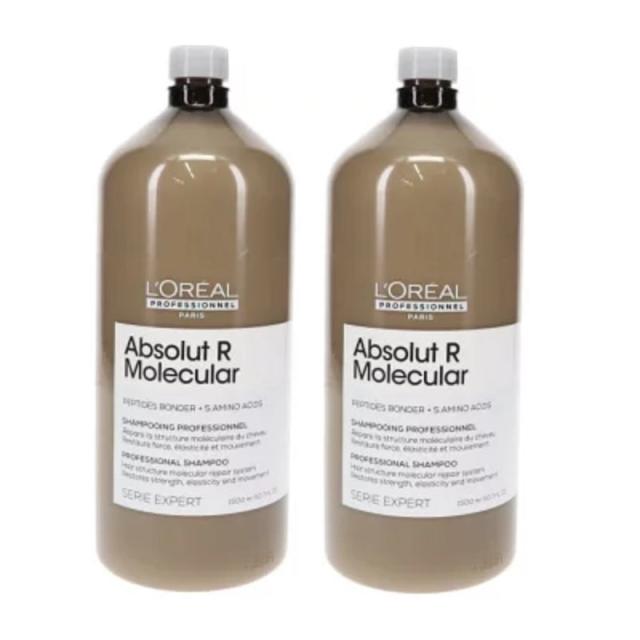ロレアル プロフェッショナル  セリエ エクスパート 　 アブソルート　R　モレキュラー　シャンプー　1500ml/ポンプ別売  ×2点セット