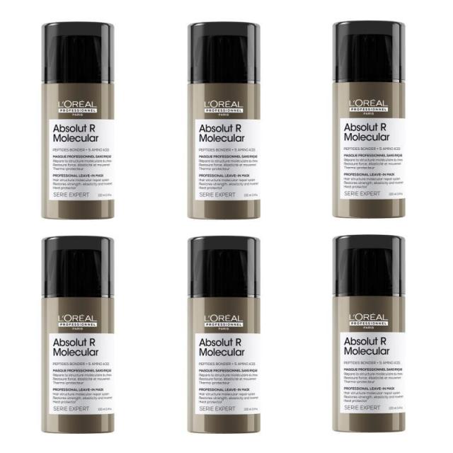 ロレアル プロフェッショナル  セリエ エクスパート 　 アブソルート　R　モレキュラー　リーブイン　100ml  ×6点セット