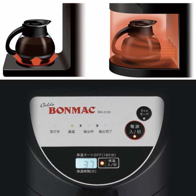 BONMAC (ボンマック) 温風保温式システムデカンタブルーワー BM