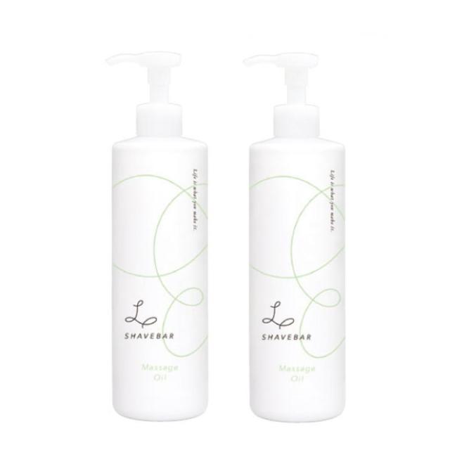 リアル Lシェーブバー マッサージオイル 380ml (2点セット)