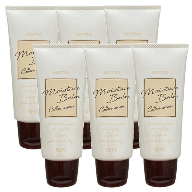 リアル化学 NOTIO(ノティオ) モイスチャーバーム　コットンサボン　90g【6点セット】