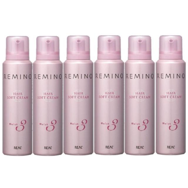 リアル化学 レミノ　ヘアソフトクリーム　3　モイスト　240g【6本セット】