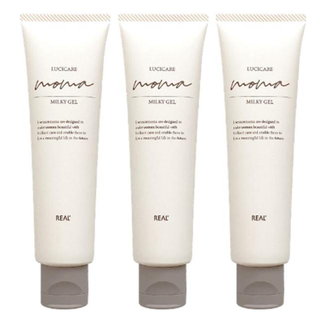 リアル化学 ルシケア　モマ　ミルキージェル　90g【3本セット】の通販は 5,602円