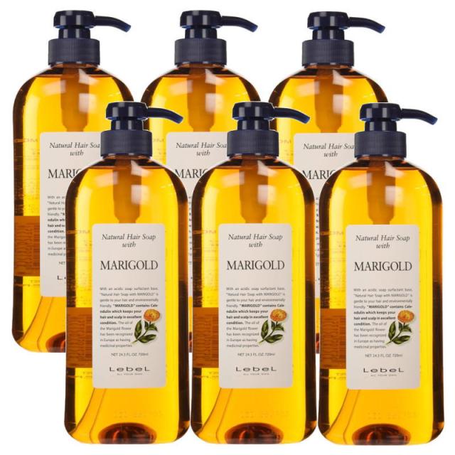 ルベル　ナチュラル ヘア ソープ ウィズ MG　720ml【6個セット】