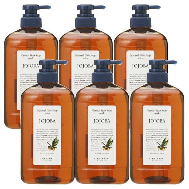 ルベル　ナチュラル ヘア ソープ ウィズ JO　1000ml【6個セット】