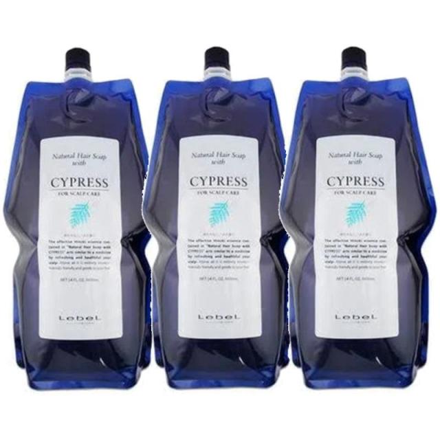 ルベル　ナチュラル ヘア ソープ ウィズ CYd　1600mlリフィル【3個セット】