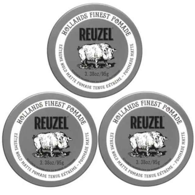 ルーゾー REUZEL エクストリームホールド マット ポマード グレー 35g ×12セット | ルーゾー(REUZEL) エクストリームホールド マット ポマード