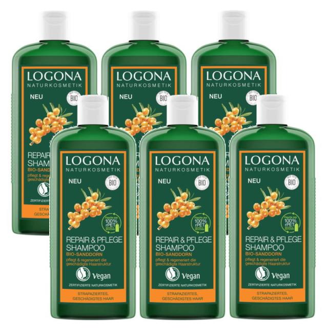 LOGONA ロゴナ　リペア　シャンプー(ヒッポファン)　　250ml×6点セット