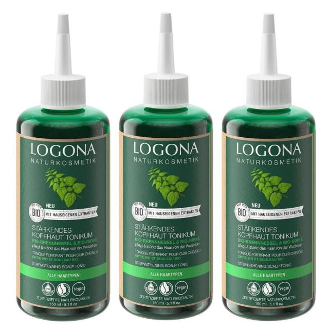 LOGONA ロゴナ　スカルプトニック(ネトル) 150ml×3点セット