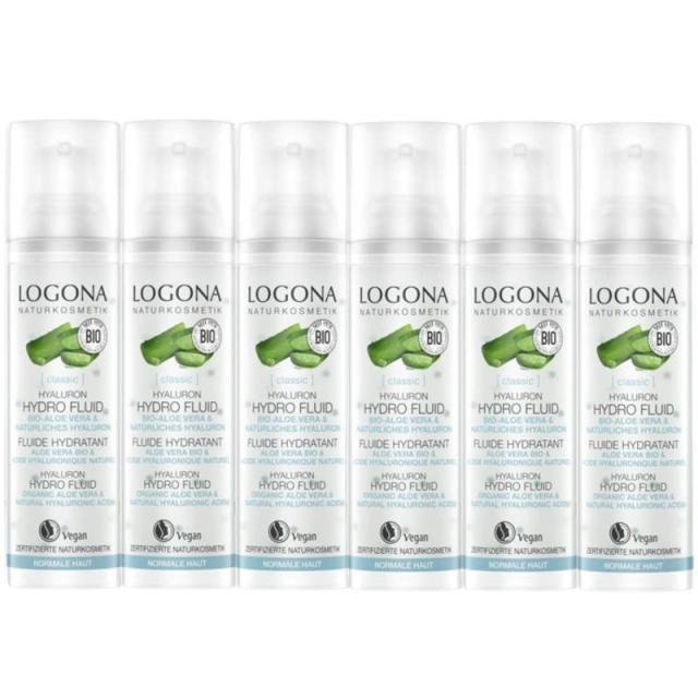 LOGONA ロゴナ　ハイドロフリュイド(アロエヴェラ)(30ml)×6点セット