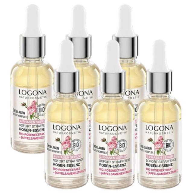 LOGONA ロゴナ　モイスチャーリフト　セラム(ローズ)(30ml)×6点セット