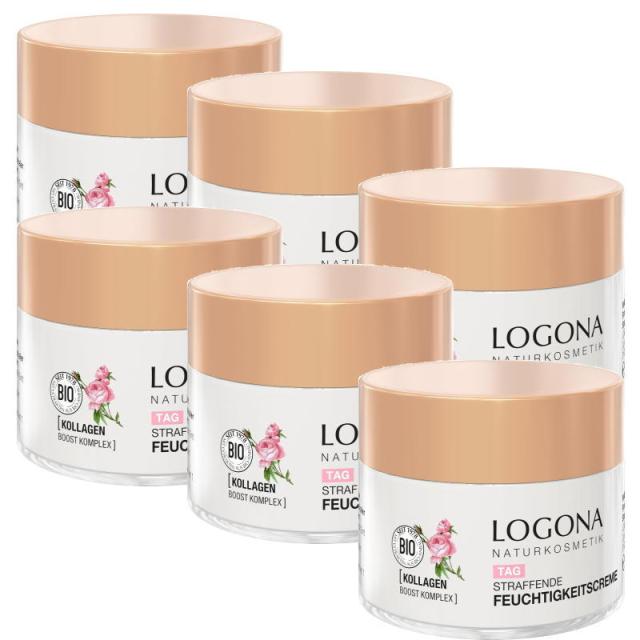 LOGONA ロゴナ　モイスチャーリフト　デイクリーム(ローズ)(50ml)×6点セット