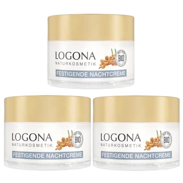 LOGONA ロゴナ　エイジプロテクション ナイトクリーム リヴァイタライジング(50ml)×3点セット