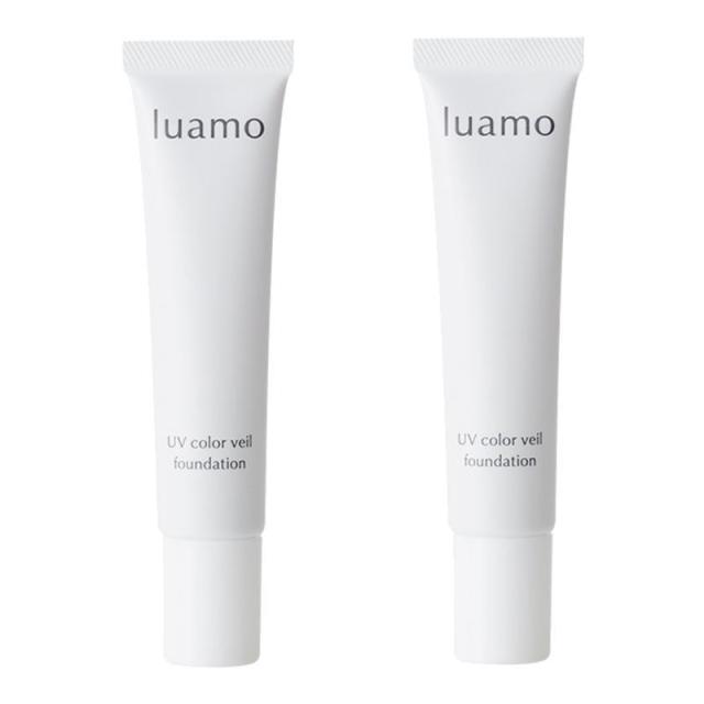 ルアモ　UVカラーヴェール ファンデ—ション　SPF26　PA＋＋＋  ［UVファンデーション］ (25ｇ)×2点セット