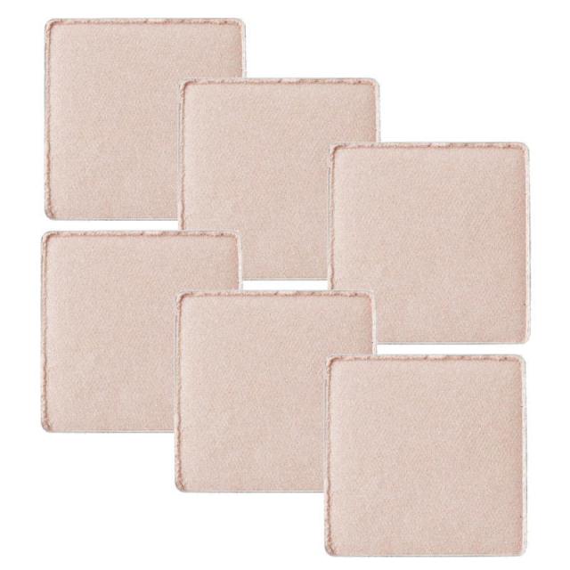 【クリックポストで送料無料】ルアモ　ナチュラルアイカラー サテンベージュ (レフィル1.4ｇ)×6点セット