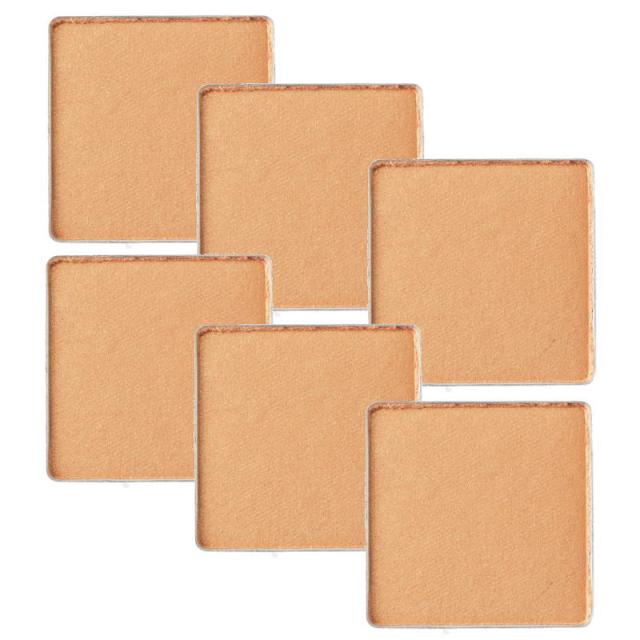 【クリックポストで送料無料】ルアモ　ナチュラルアイカラー シャインオレンジ (レフィル1.4ｇ)×6点セット