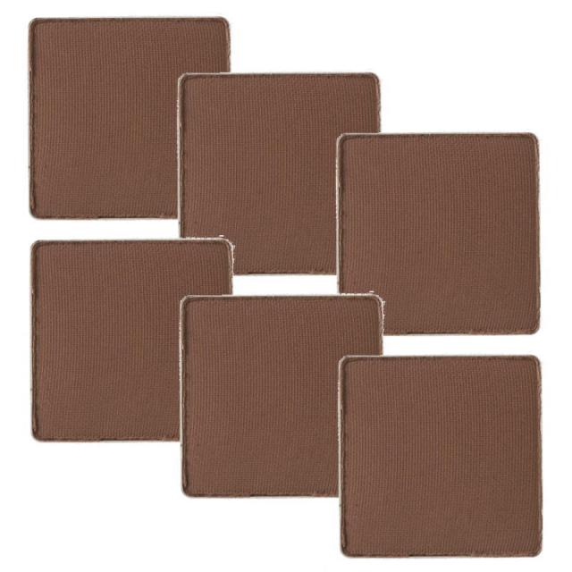 【クリックポストで送料無料】ルアモ　ナチュラルアイカラー ショコラブラウン (レフィル1.4ｇ)×6点セット