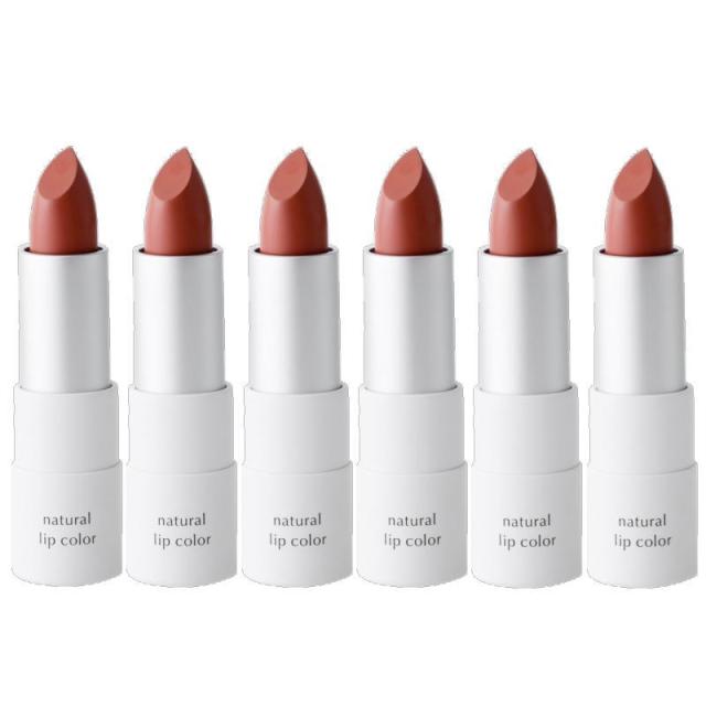 【クリックポストで送料無料】ルアモ　ナチュラルリップカラー  (ブロンズ　Bronze) (3.5ｇ)×6点セット