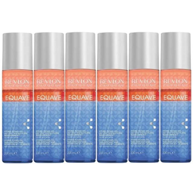 REVLON レブロン イクエイブ スリーフェイズ ハイドロフュージオオイル 200ml【×6点セット】