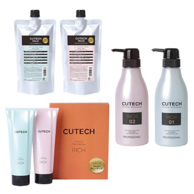 ワイマック キューテック　RICH　PRO　01(400g)+専用容器、02(400g)+専用容器、4週間プログラムキット　ACT(100g×2)(計5点セット)の通販は 7,942円