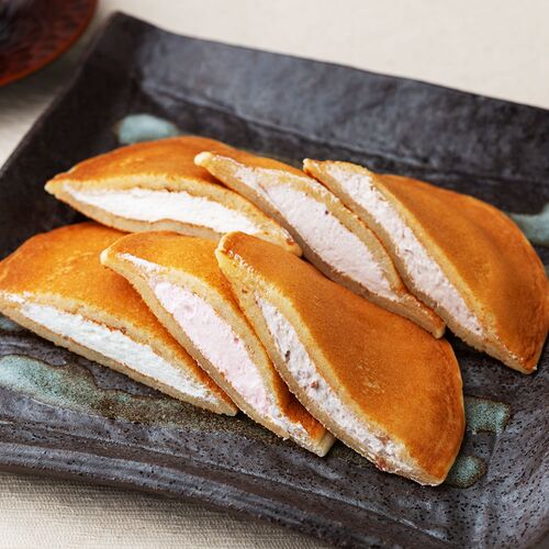 送料無料 どら焼き ギフト クリーム 苺クリーム 各9 北海道産小豆 和菓子 スイーツ 内祝 誕生日 プレゼント 誕生日プレゼント お菓子 北海道産 お取り寄せ 送料込み セット 詰め合せ_2