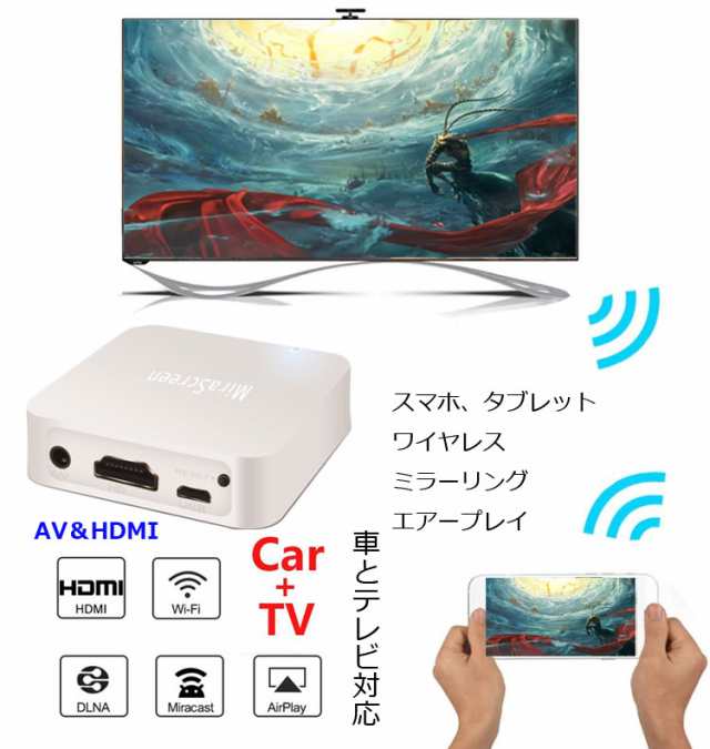 Hdmi Avドングルレシーバー ワイヤレスミラーリング スマホの画面を無線転送でテレビに共有 Youtubeなどapp対応 Mshdav21の通販はau Pay マーケット ライフパワーショップ