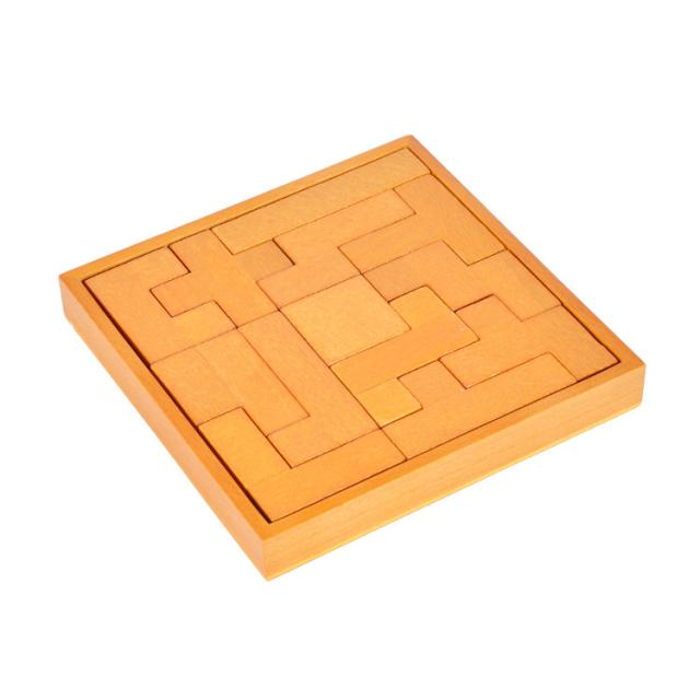 木製パズル 木のおもちゃ 知育 大人も楽しめる 木箱付き 脳トレ