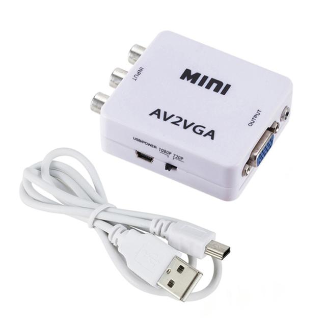 Av To Vga Avからvgaへのコンバーター Av Rca Cvbs信号をvga信号に変換 Vgaモニターに出力 Vgaコンバーター Avtovgawhの通販はau Pay マーケット ライフパワーショップ