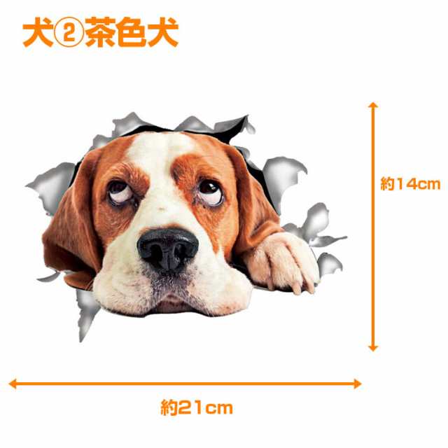 3d感のカーステッカー カッティングステッカー ウォールステッカー トリックアート だまし絵 飛び出す 車 バイク 壁 キズ隠し かわいい の通販はau Pay マーケット ライフパワーショップ