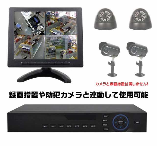 8インチIPS液晶 スピーカー内蔵 オンダッシュモニター 動画対応 HDMI