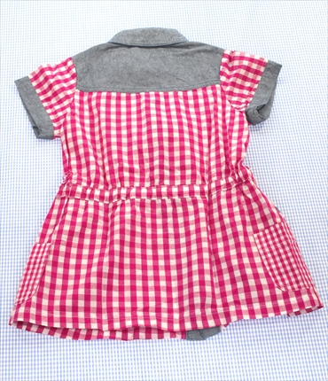 キッズ トップス ボブソン Bobson ワンピース 半袖 100cm キムラタン チェック ピンク 白系 女の子 中古 子供服 通販 買い取り の通販はau Wowma リサイクル子供服ねこのて