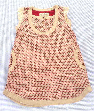 ワッフリッシュ ワッフル Wafflish Waffle ワンピース 100cm 赤 ベージュ系 オールインワン 女の子 キッズ 子供服 通販 買い取りの通販はau Pay マーケット リサイクル子供服ねこのて