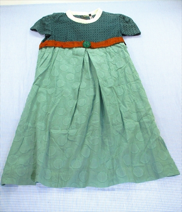 ムチャチャ Muchacha ワンピース 半袖 160cm 緑系 刺しゅう ドット オールインワン 女の子 ジュニア 子供服 通販 買い取り の通販はau Pay マーケット リサイクル子供服ねこのて