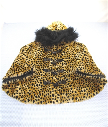 ポンチョ マント 145cm アウター キッズ ジュニア 女の子 子供服 中古  