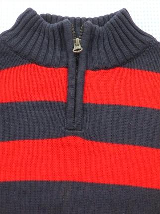 オシュコシュビゴッシュ Oshkosh セーター ニット 140cm ボーダー 紺